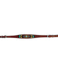 Bar H Equine American Leather Horse Saddle Tack One Ear Headstall | Breast Collar | Browband Headstall | Wither Strap | Tack Set BER262