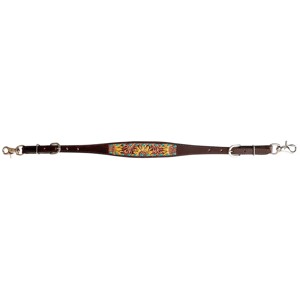 Bar H Equine Genuine Western American Leather Horse Premium Headstall &amp; Breast Collar Set