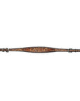 Bar H Equine Genuine Western American Leather Horse Premium Headstall & Breast Collar Set