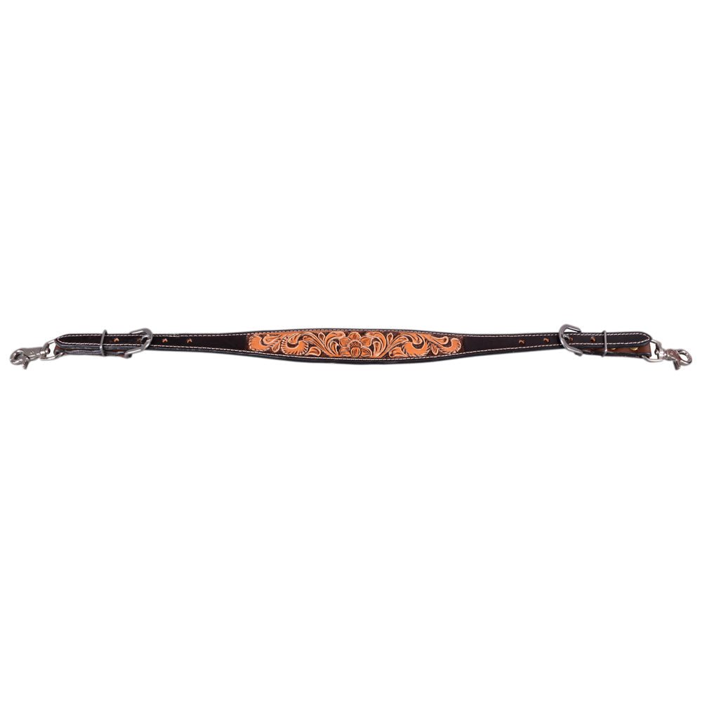 Bar H Equine Genuine Western American Leather Horse Premium Headstall &amp; Breast Collar Set