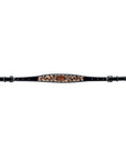 Bar H Equine Genuine Western American Leather Horse Premium Headstall & Breast Collar Set