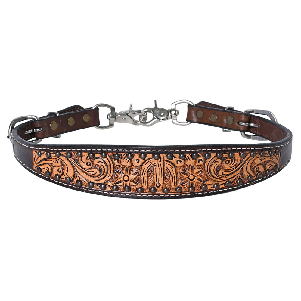 Bar H Equine Genuine Western American Leather Horse Premium Headstall &amp; Breast Collar Set