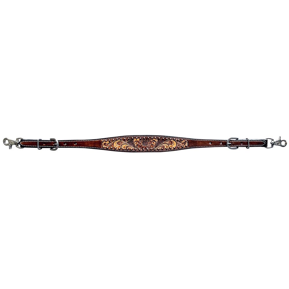Bar H Equine Genuine Western American Leather Horse Premium Headstall &amp; Breast Collar Set