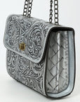 American Darling Small Crossbody Beautifully Hand Tooled  Genuine Leather women bag western handbag purse