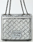 American Darling Small Crossbody Beautifully Hand Tooled  Genuine Leather women bag western handbag purse