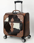 Hand Tooled Hair-On Genuine Leather women bag western handbag purse