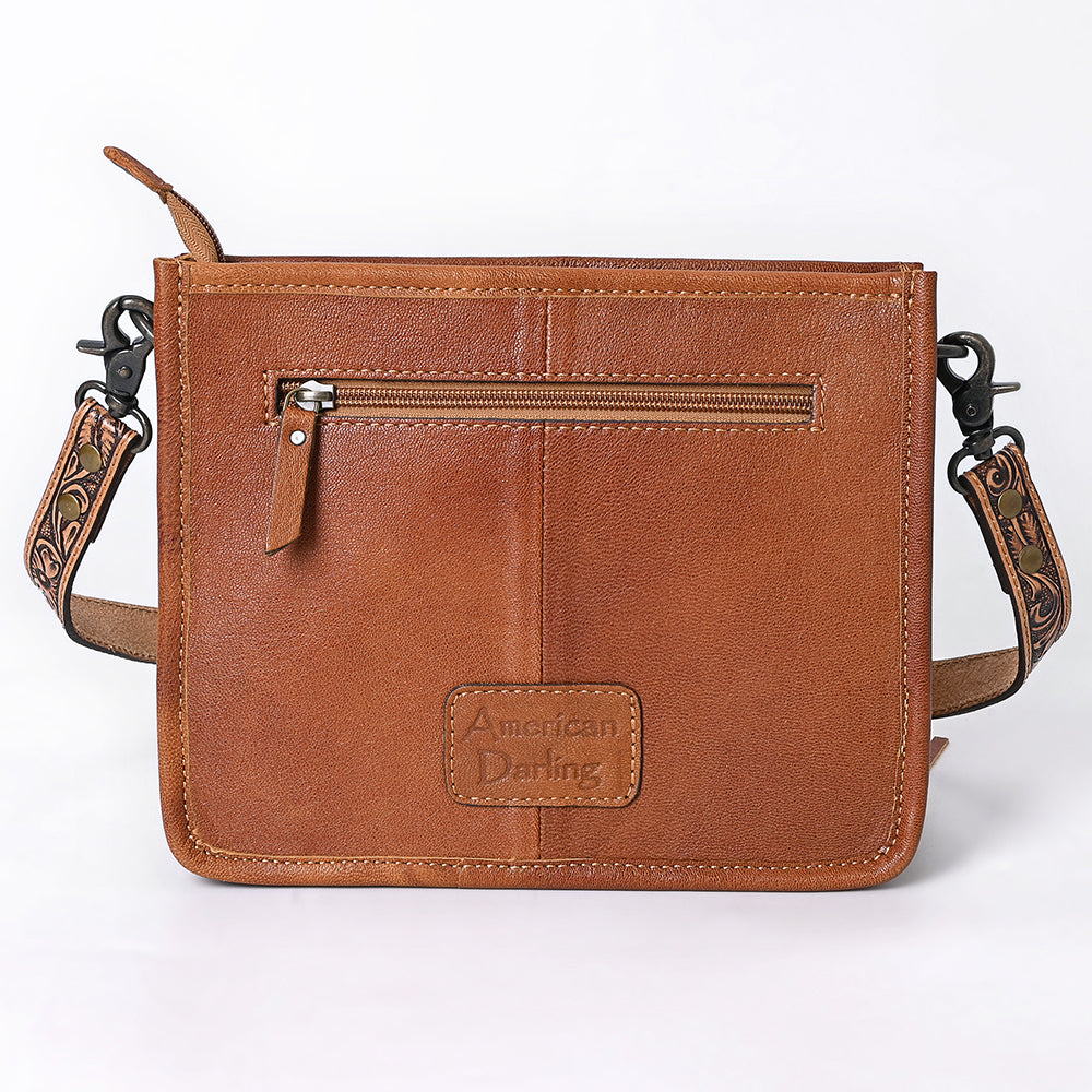 American Darling Crossbody Hand Tooled Genuine Leather Women Bag Western Handbag Purse