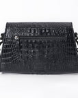 American Darling Crossbody Crocodile Embossed Genuine Leather Women Bag Western Handbag Purse