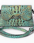 American Darling Crossbody Crocodile Embossed Genuine Leather Women Bag Western Handbag Purse