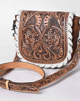 American Darling Crossbody Hand Tooled Genuine Leather Women Bag Western Handbag Purse