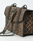 American Darling Small Crossbody Beautifully Hand Tooled  Genuine Leather women bag western handbag purse