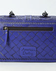American Darling Small Crossbody Beautifully Hand Tooled  Genuine Leather women bag western handbag purse