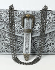 American Darling Small Crossbody Beautifully Hand Tooled  Genuine Leather women bag western handbag purse