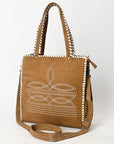 American Darling Tote Genuine Suede Leather women bag western handbag purse
