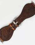 American Darling Floral Hand Tooled I watch Men Women Genuine Leather