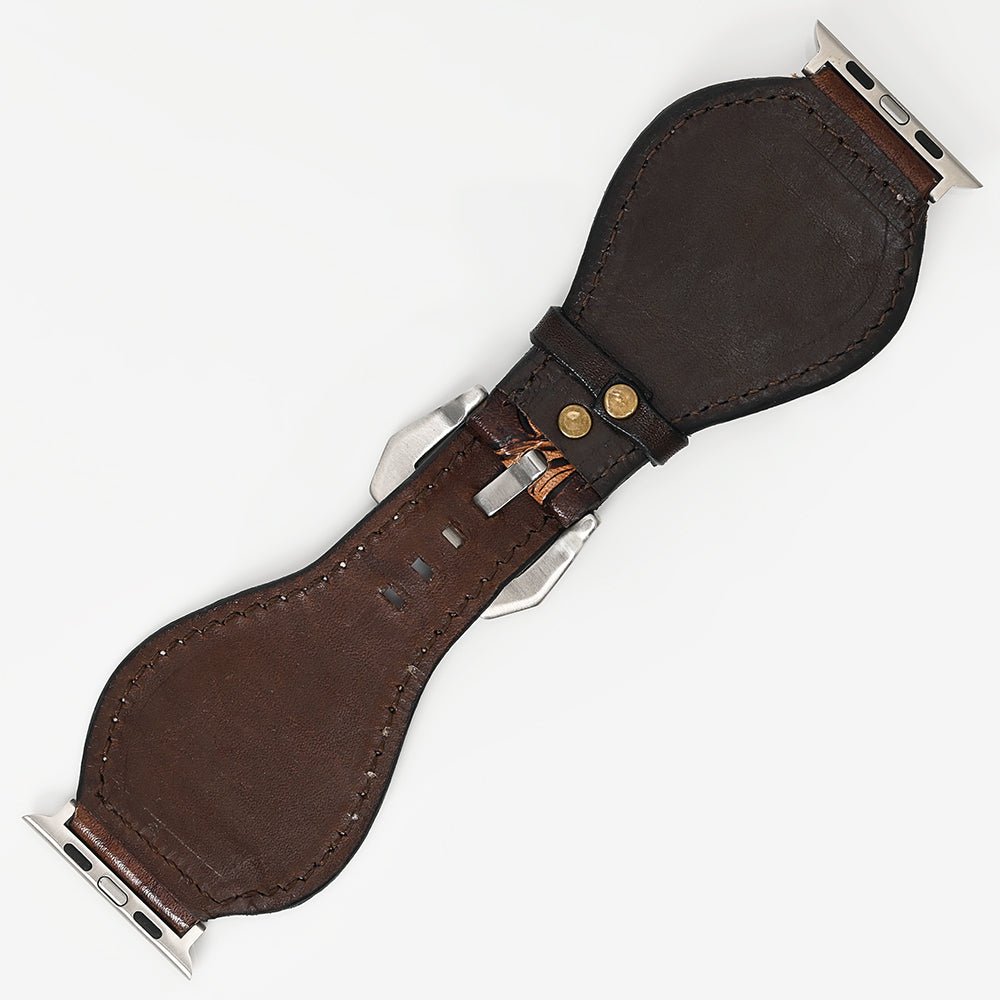 American Darling Floral Hand Tooled I watch Men Women Genuine Leather