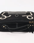 American Darling Suede Genuine Leather Jewelry Case Bag