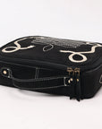 American Darling Suede Genuine Leather Jewelry Case Bag