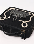 American Darling Suede Genuine Leather Jewelry Case Bag