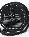 American Darling Canteen Genuine Leather women bag western handbag purse