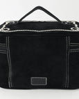 ADBGA683 Jewelry Case Genuine Western Suede Leather women bag