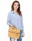 ADBGA683 Jewelry Case Genuine Western Suede Leather women bag