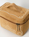 American Darling Jewelry Case Genuine Western Suede Leather Women's Bag | Organizer for Women Travel