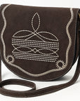ADBGA684B Genuine Western Suede Leather women bag