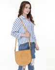 ADBGA684C Genuine Western Suede Leather women bag