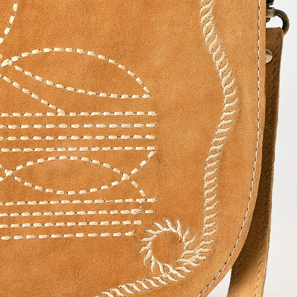 ADBGA684C Genuine Western Suede Leather women bag