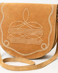 ADBGA684C Genuine Western Suede Leather women bag