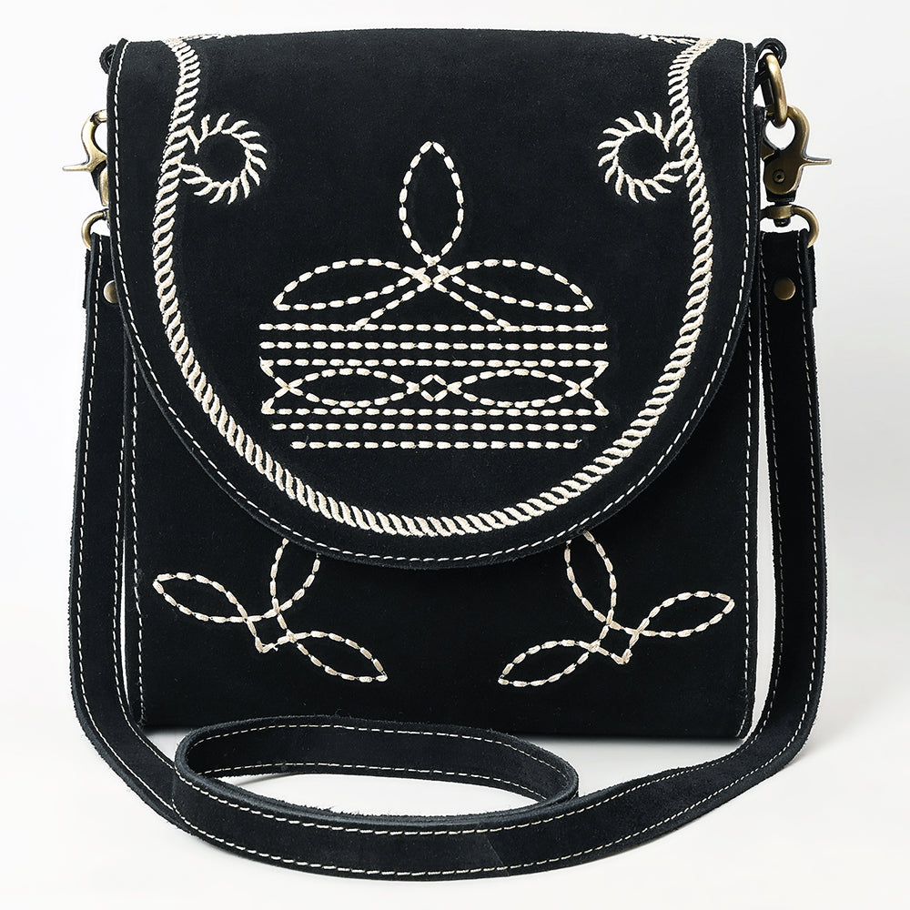 ADBGA685A Genuine Western Suede Leather women bag