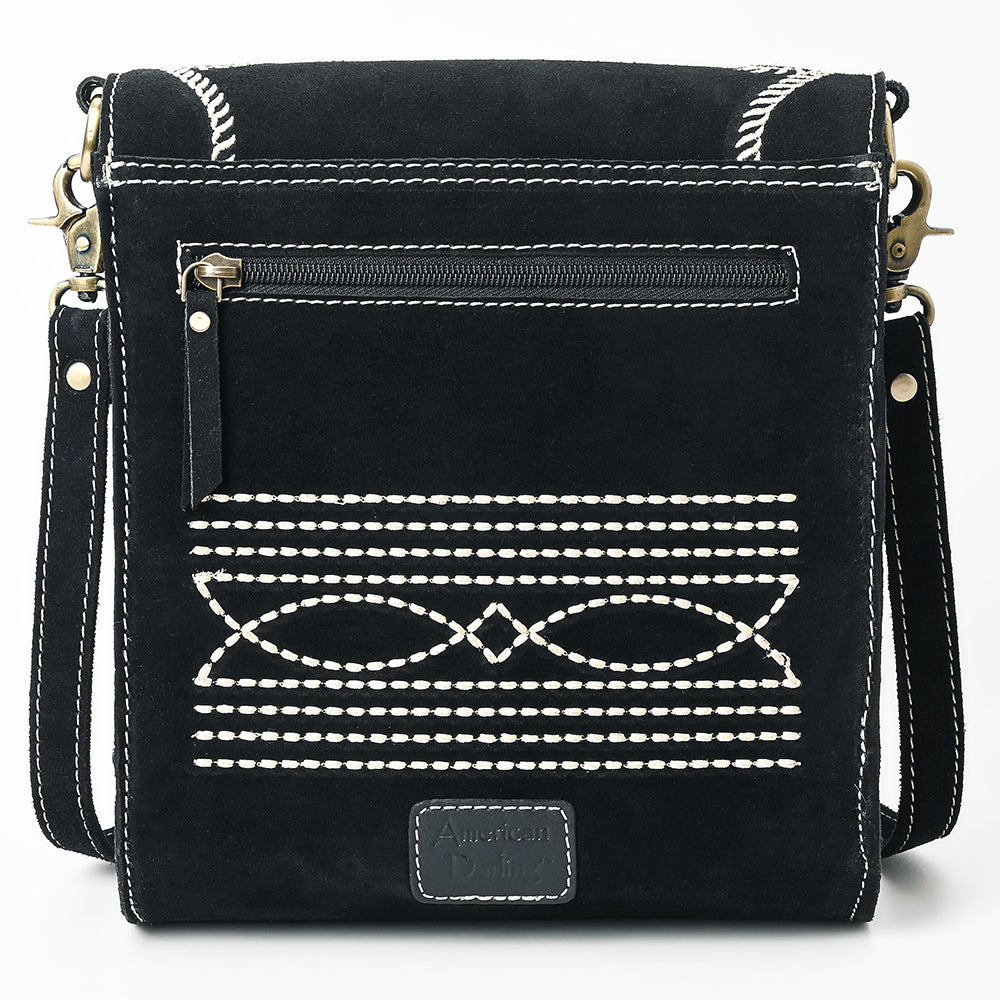 ADBGA685A Genuine Western Suede Leather women bag