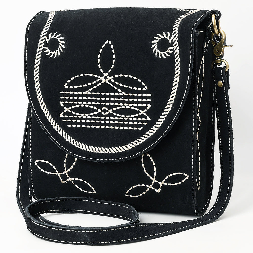 ADBGA685A Genuine Western Suede Leather women bag