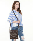 ADBGA685B Genuine Western Suede Leather women bag