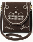 American Darling Cross Body Suede Genuine Western Leather Women Bag Handbag Purse |