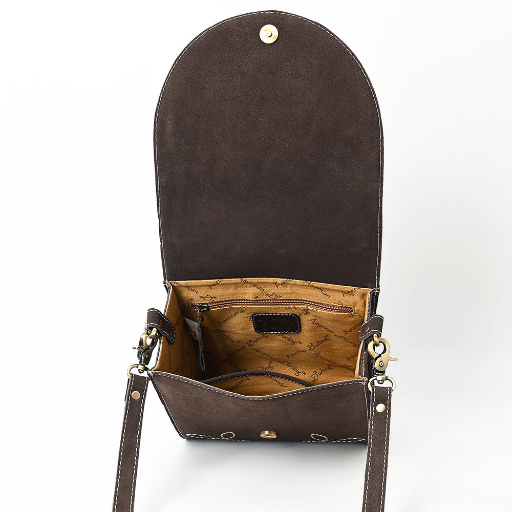 ADBGA685B Genuine Western Suede Leather women bag