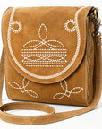 ADBGA685C Genuine Western Suede Leather women bag