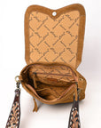 American Darling Hand Tooled Genuine Leather Crossbody Bag