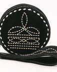 American Darling Suede Bag Genuine Leather Canteen Bag