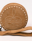 American Darling Suede Bag Genuine Leather Canteen Bag