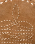 American Darling Suede Bag Genuine Leather Canteen Bag