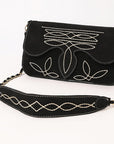 American Darling Suede Bag Genuine Leather Clutch Bag