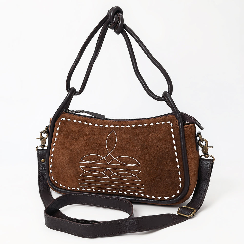 American Darling Crossbody Suede Full Grain Genuine Western Leather Women Bag | Handbag Purse for Cute