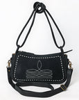 American Darling Crossbody Suede Genuine Leather Women Bag Western Handbag Purse