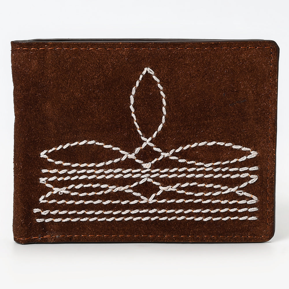 American Darling Genuine Leather Bifold Wallet For Men &amp; Women Unisex Purse