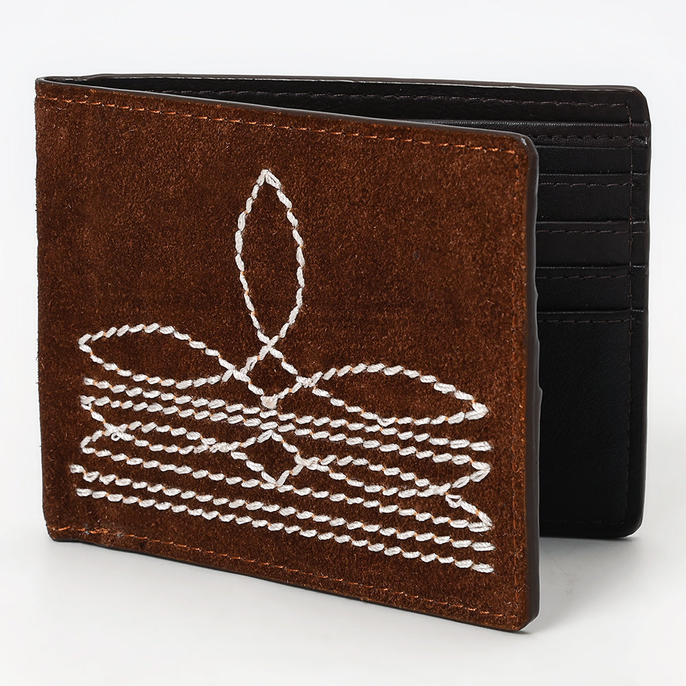 American Darling Genuine Leather Bifold Wallet For Men &amp; Women Unisex Purse