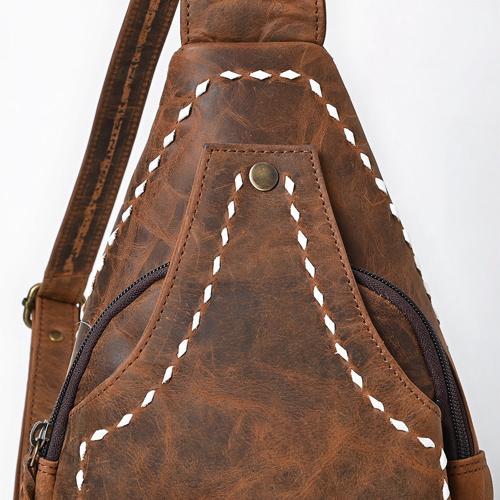 American Darling Sling Genuine Leather Women Bag Western Handbag Purse