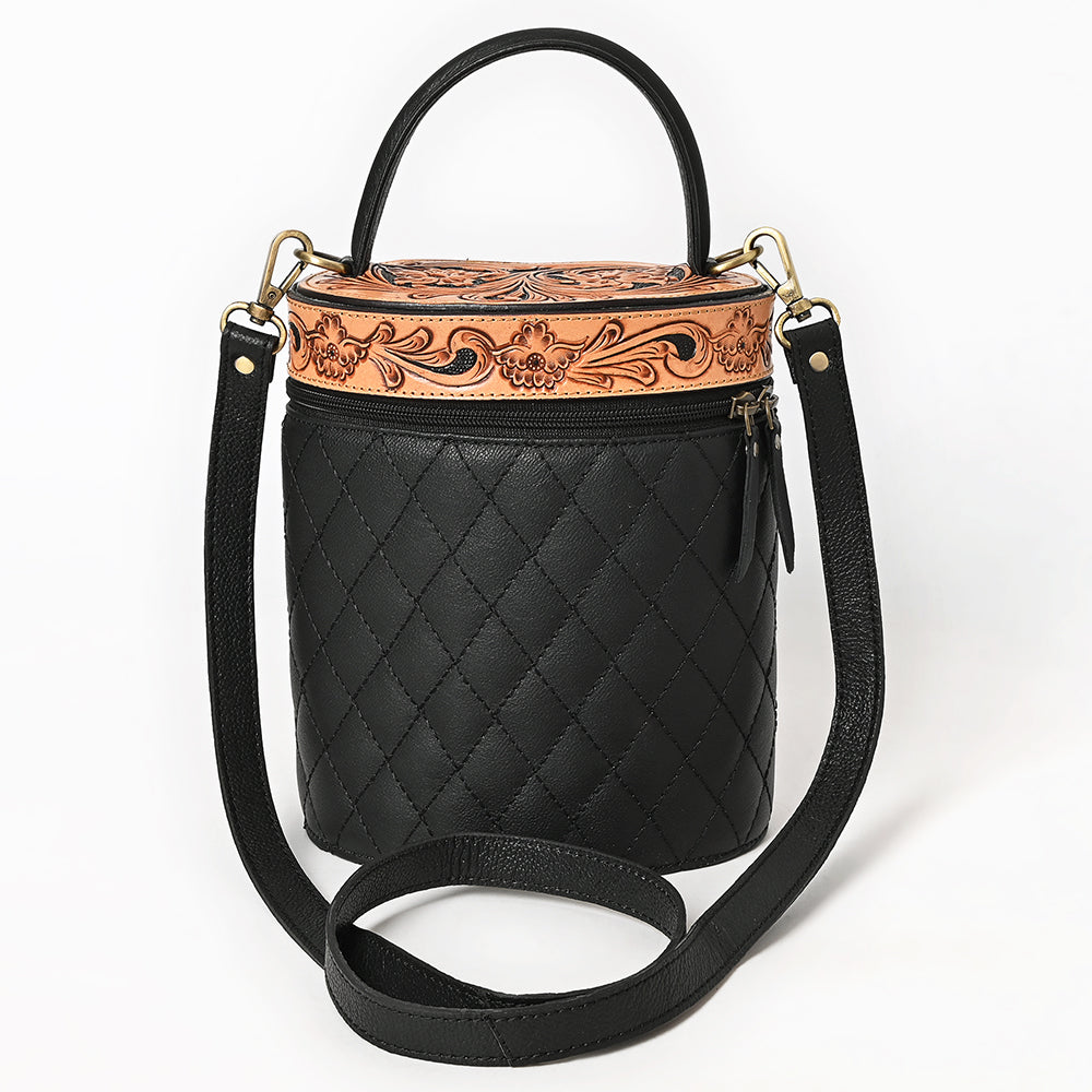 American Darling Jewelry Case Hand Tooled Genuine Western Leather Women Bag Western Handbag Purse