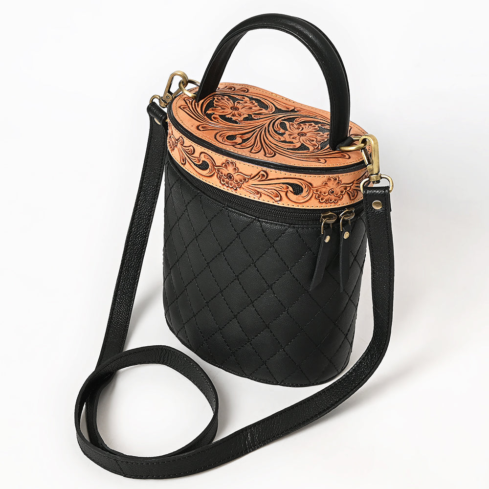 American Darling Jewelry Case Hand Tooled Genuine Western Leather Women Bag Western Handbag Purse